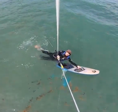 Tips and Tricks: How to Water-Start on Kite Foil in Onshore Wind