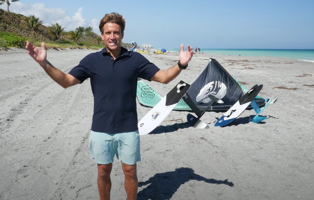 Kitefoiling with Damo!