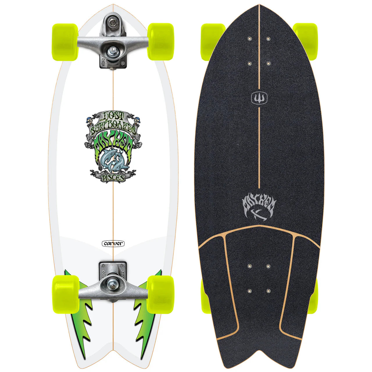 CARVER C7 29.5 Lost Pisces Surfskate Complete V5 – Adventure