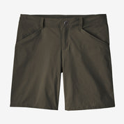 Patagonia Women's Quandary Shorts 7in, Stretchy Nylon/Spandex Fabric, DWR Finish, Waistband & Pocket Details, Gusseted, 5.5 oz, Made in Vietnam