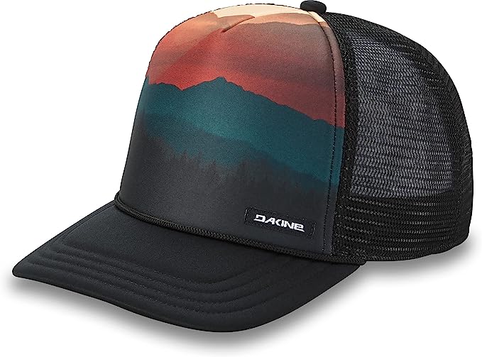 Scenic Trucker Hat with Fire Mountain Design, Vintage Fit - Dakine Outdoor Lifestyle Apparel