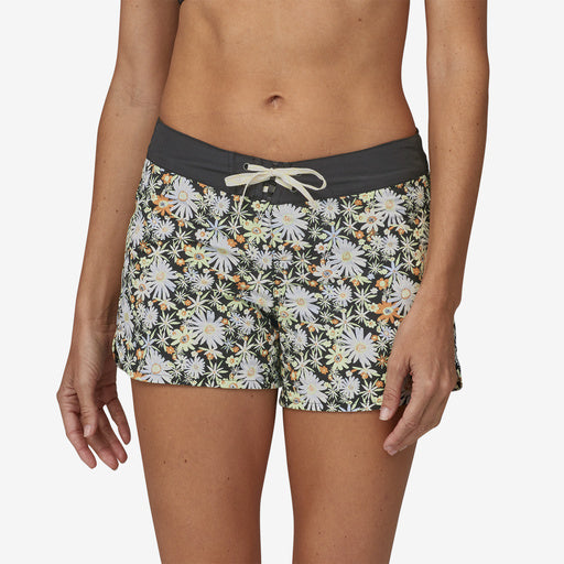 Women's Wavefarer Boardshorts - 5" inseam, made of recycled nylon with DWR finish, self-lined waistband, self-binding seams, self-draining pocket, gusseted design.