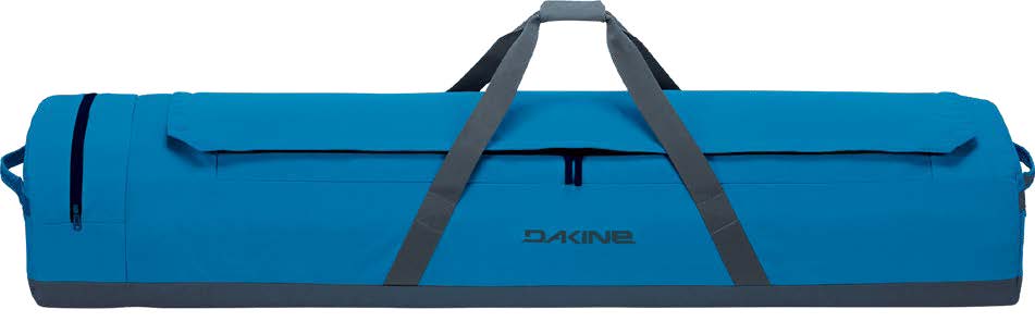 Dakine EQ Windsurf Duffle Bag in Nile Blue - U-shaped Opening, Zippered End Pocket, Padded Base, Compression Straps - Ideal for Travel & Gear Hauling