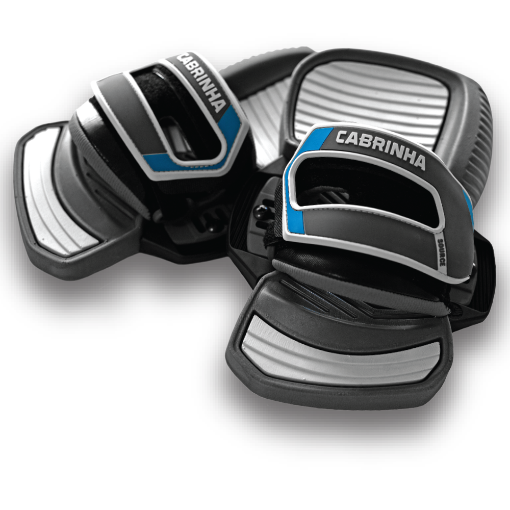 The 2025 Source bindings elevate your kiteboarding experience with an all-new upper design that evenly distributes pressure, offering a comfortable yet locked-in feel. The wrap-around strap provides customizable fit, while three size options allow you to perfectly match your foot size and board. Experience superior comfort and performance with the Source bindings for every rider.