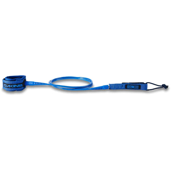 DAKINE John John Florence 5' Comp Leash Blue | 3/16-inch Urethane Dura-Cord | Shoulder-High Surf | High Quality & Durability