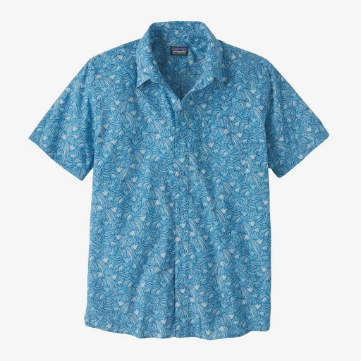 Patagonia Men's Go To Shirt, Lightweight Organic Cotton Blend, Button-Front Styling, Left-Chest Pocket, Shirttail Hem, 159g, Made in Vietnam