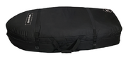 "Wing Travel Wagon - Durable coffin-style bag for safely transporting wings or E-foils. Features ample space, bungee storage, and protective board divider.