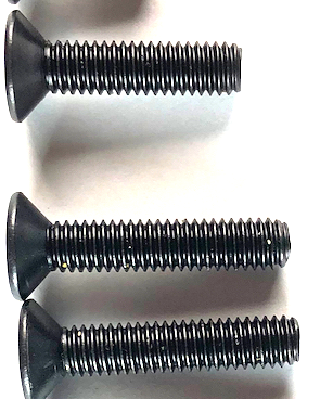 "Charger screw set with track nuts included, compatible with 1300, 1600, and 1950 foil kits, made of SS 316 metal.