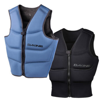 Neoprene Dakine Surface Vest for High-Impact Protection with Zippered Front, Dual Sport Design, and Super-Stretch Fit - Available in Various Sizes