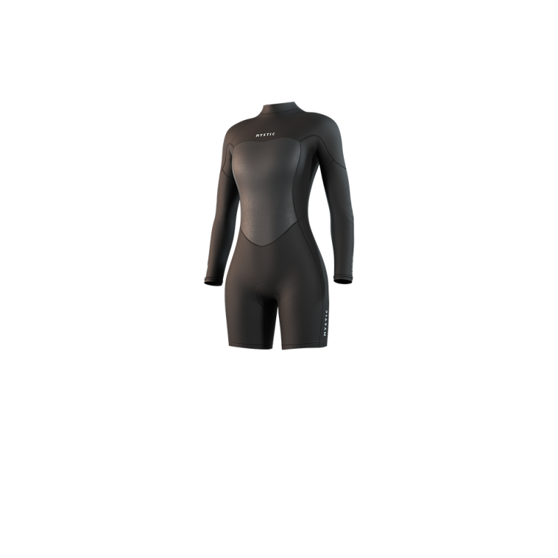 MYSTIC BRAND LONGARM SHORTY 3/2MM BZIP FLATLOCK WOMEN 2026 - 2027
