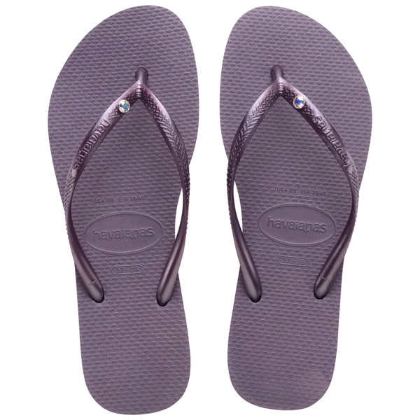 Havaianas slim crystal silver shop