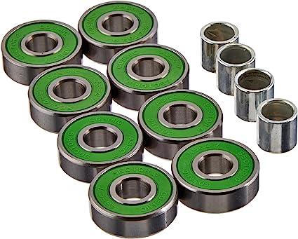 High-performance Cosmic Bearings ABEC 7 in a pack of 10, contact us for color options. Ideal for smooth and efficient skateboarding.