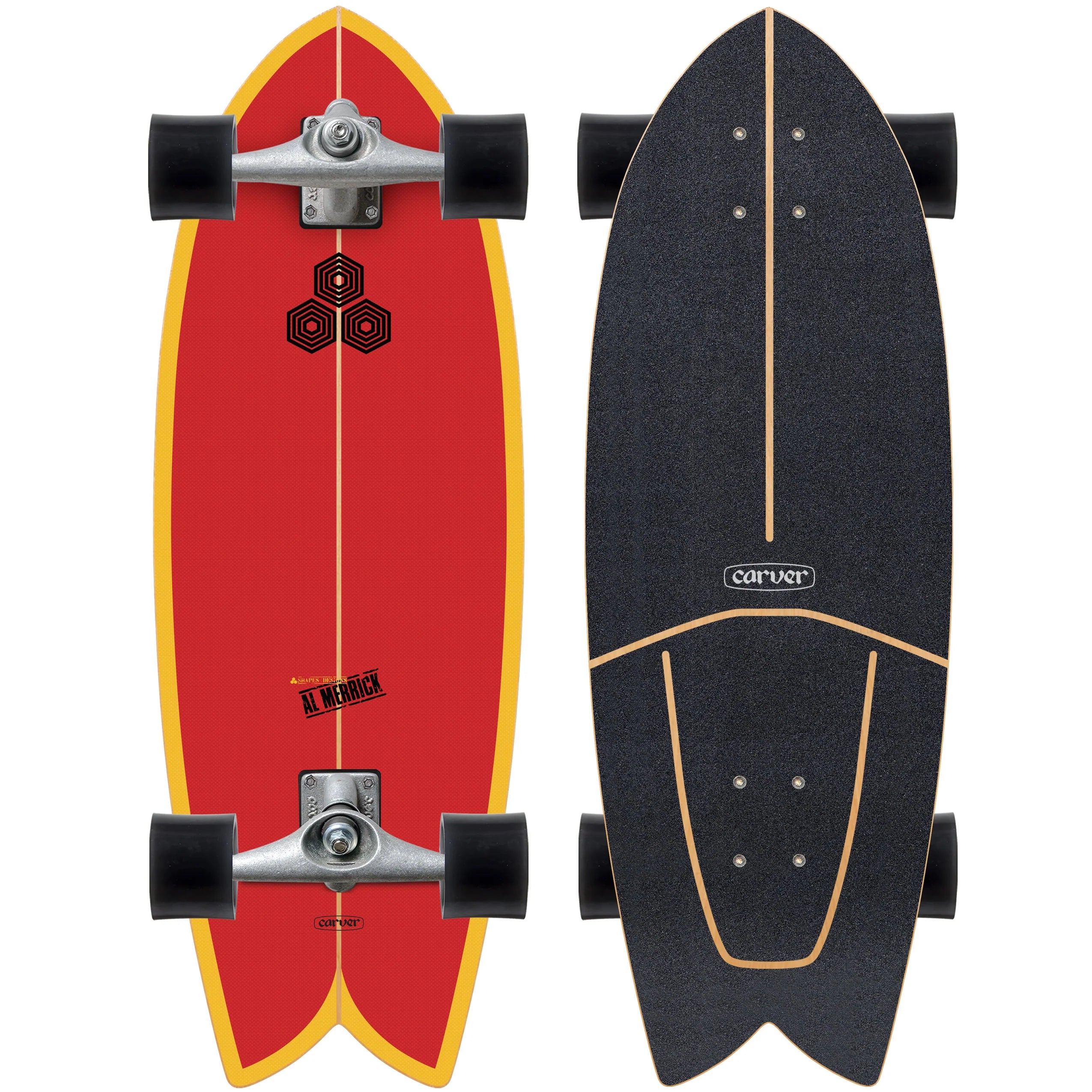 Carver C7 Raw 29.25" Fish Surfskate Complete