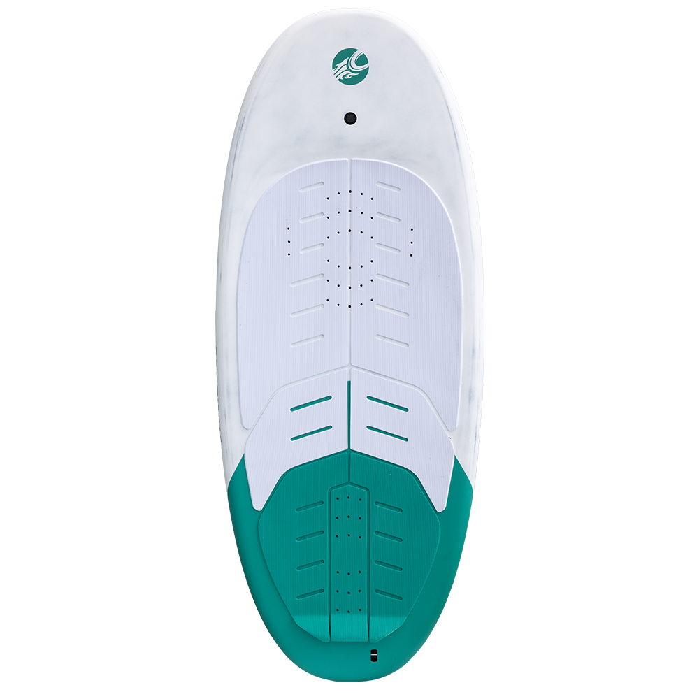 The redesigned Code Wing Foil board, featuring a new rounded thumb tail shape for improved release and easier takeoff. Updated volume distribution shifts the largest area slightly forward for maximum efficiency. Size-specific adjustments, including modified rockerline, rail thickness, and deck recess, make it ideal for freeriding and competition. The most versatile board in the range, now even better.