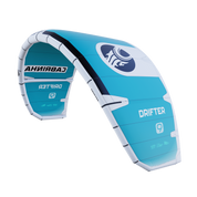 Cabrinha Drifter high-performance surf kite designed for wave riding, kite foiling, and strapless freestyle with Ultra HT construction and Vert-X Bridle.