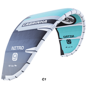 The 2025 Nitro Big Air kite, now in its third generation, featuring Pure Form Panels and Teijin D2 material for enhanced performance. Refined profiles improve canopy support during extreme tricks, while the new 7-point Apex bridle provides stability, feedback, and confidence for riders pushing their limits.