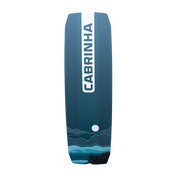 Cabrinha Stylus light wind kite board with wide outline and low rocker for early planing and maximum efficiency in light wind conditions.