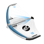Cabrinha Vision XL light wind wing with rigid boom, designed for early foiling, low-end power and effortless handling in marginal conditions. White.