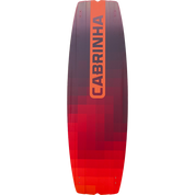 Xcal kiteboard with wood core construction and double concave bottom