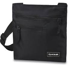 Black Ripstop Dakine JoJo Crossbody Bag, stylish and versatile for everyday use, with adjustable strap and multiple pockets.