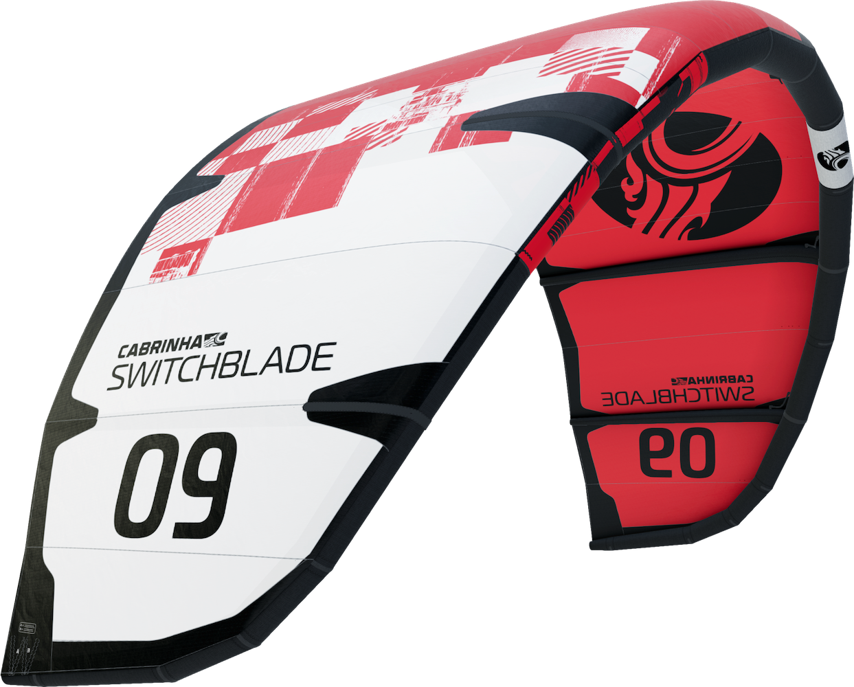 K3koswtch 03S Switchblade kite with Hybrid Frame and HTD Lite materials for enhanced performance and maneuverability in kitesurfing.