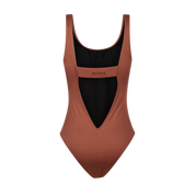 Saga Swimsuit Rusty