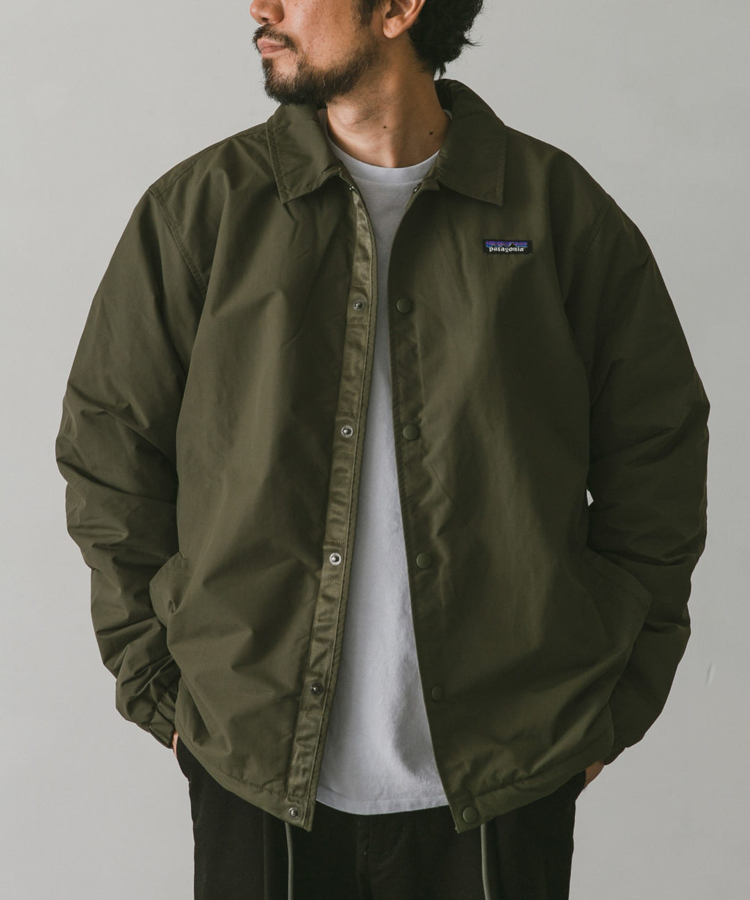 pata m lined isthmus coaches jkt grn xl