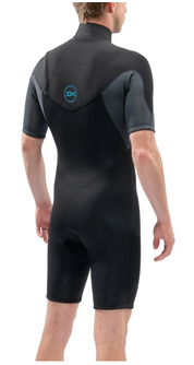 Dakine MENS QUANTUM CHEST ZIP SHORTY 3/2