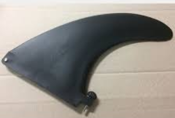 Black thumb screw fin LTE for secure installation on electronic devices.