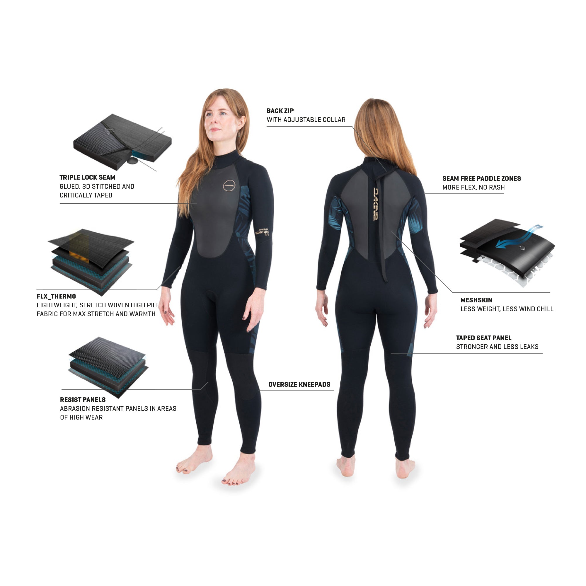 Dakine Women's Quantum Wetsuit - Adventure Sports USA